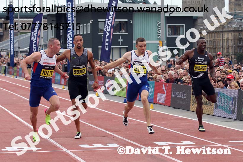 Mens 150 metres, The Great North CityGames. Photos: David T. Hewitson/Sports for All Pics